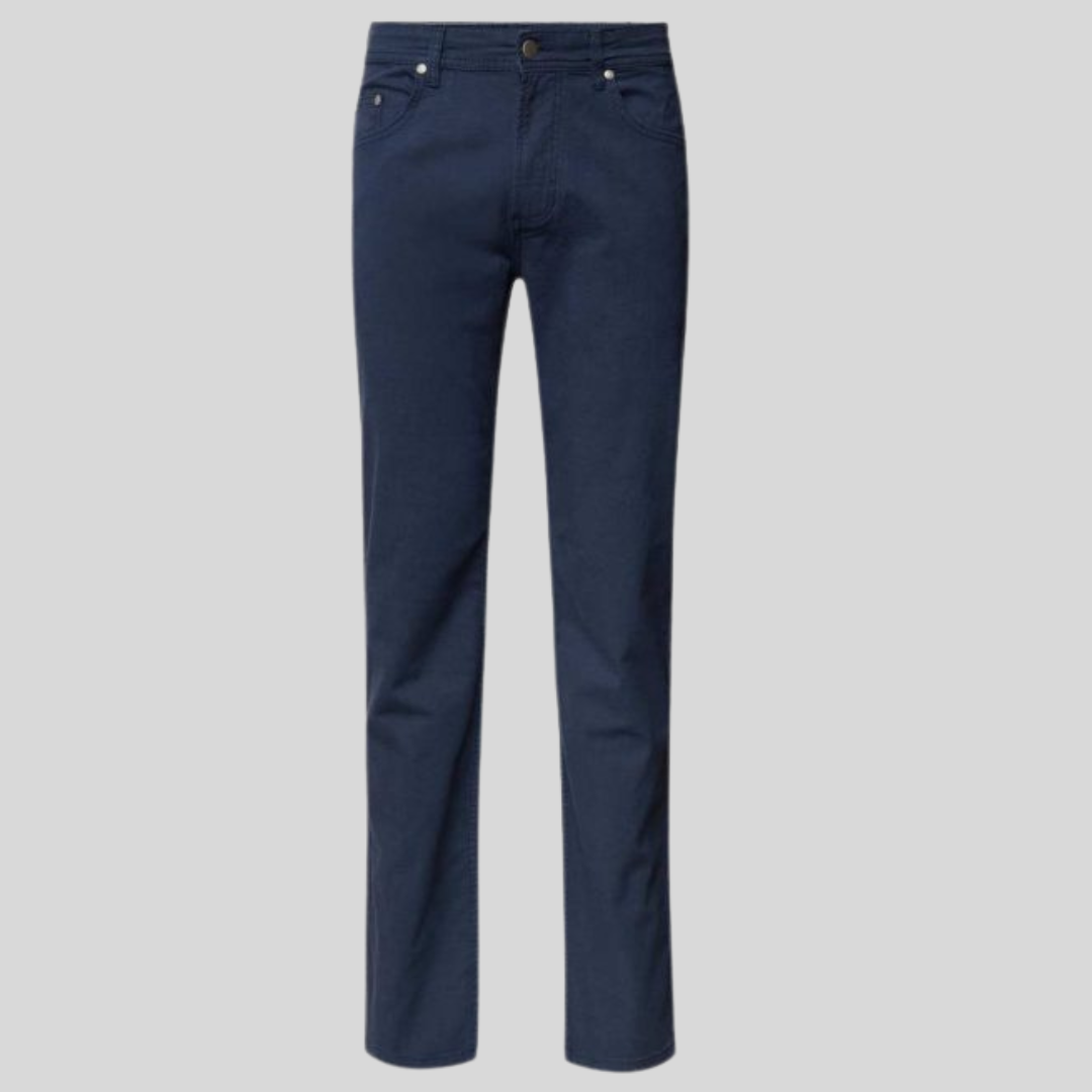 Original Christian Berg Men-Trousers in a 5-pocket design in navy